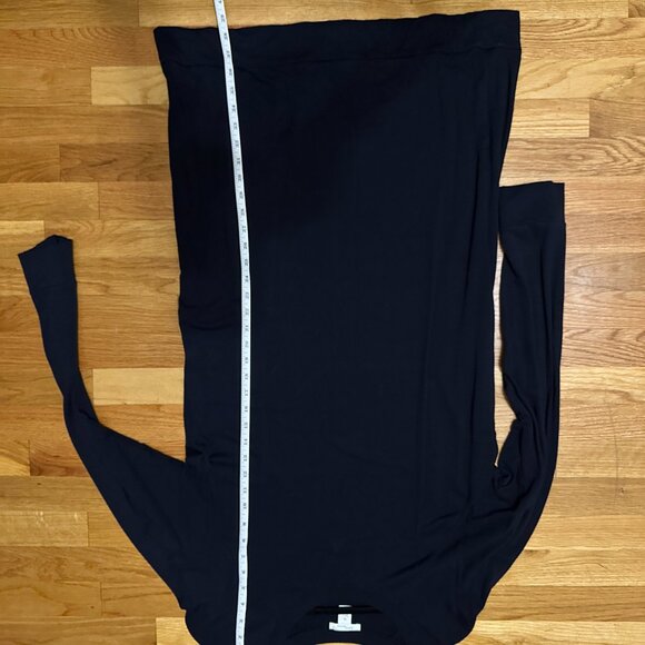 Throw-On Cozy Crew-Neck Sweatshirt Dress - Picture 6 of 7